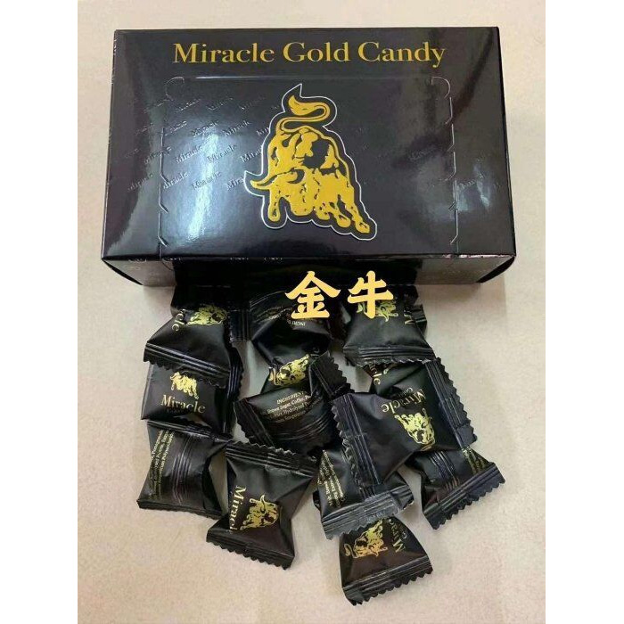金牛糖 Miracle Gold Candy｜五代悍馬糖-焦糖味 1盒30顆